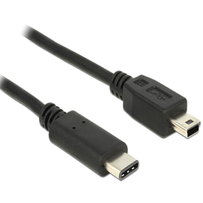 Delock Καλώδιο USB-C (Type C) σε USB Mini (0.5m)