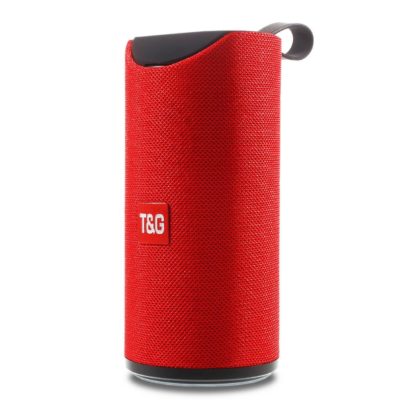 T&G TG-113 Splashproof Bluetooth Speaker – Red